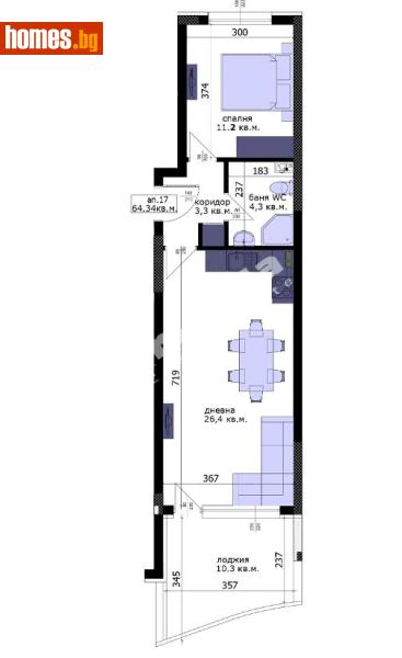 Двустаен, 74m² - Жк. Възраждане, Варна - Апартамент за продажба - МИРЕЛА - 120981984