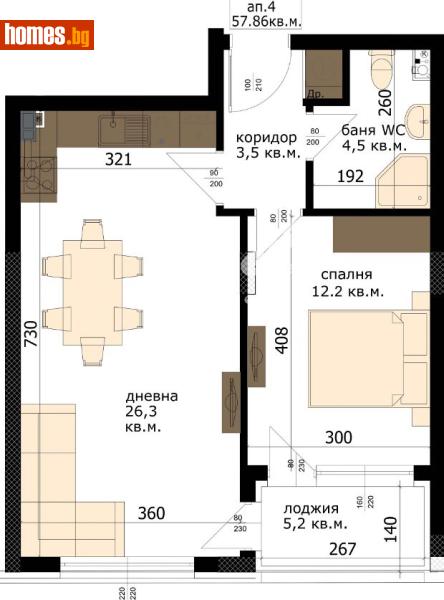 Двустаен, 67m² - Жк. Възраждане, Варна - Апартамент за продажба - МИРЕЛА - 120981997