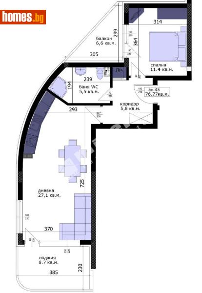 Двустаен, 89m² - Жк. Възраждане, Варна - Апартамент за продажба - МИРЕЛА - 120982013