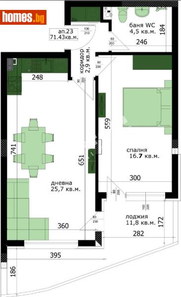 Двустаен, 83m² - Жк. Възраждане, Варна - Апартамент за продажба - МИРЕЛА - 120982037