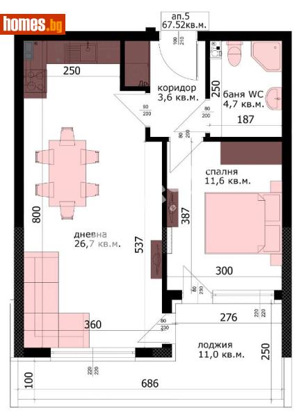 Двустаен, 78m² - Жк. Възраждане, Варна - Апартамент за продажба - МИРЕЛА - 120982055