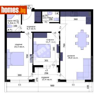 Тристаен, 111m² - Апартамент за продажба - 120982076