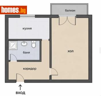 Едностаен, 42m² - Апартамент за продажба - 120982811