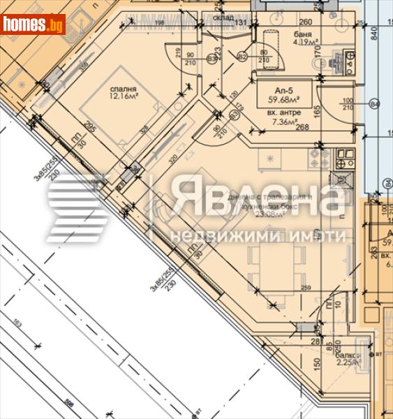 Двустаен, 67m² - Кв. Хладилника, София - Апартамент за продажба - ЯВЛЕНА - 121006694
