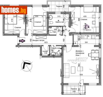 Четиристаен, 163m² - Апартамент за продажба - 121007221