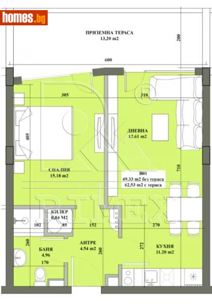 Двустаен, 79m² - Кв. Манастирски Ливади, София - Апартамент за продажба - Римекс Имоти - 121017364