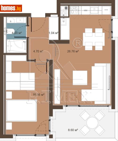 Двустаен, 91m² - Кв. Малинова Долина, София - Апартамент за продажба - Римекс Имоти - 121017889