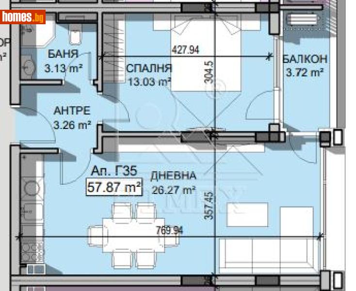 Двустаен, 67m² - Кв. Манастирски Ливади, София - Апартамент за продажба - Римекс Имоти - 121017890