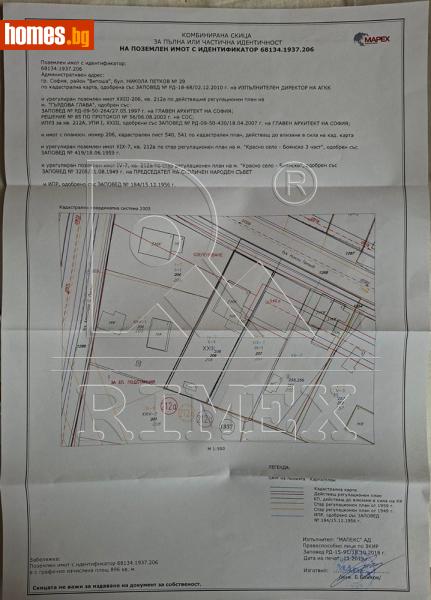 Парцел, 896m² -  Околовръстен път, София - Парцел за продажба - Римекс Имоти - 121022566