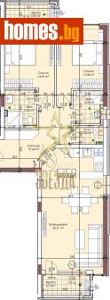 Тристаен, 136m² - Апартамент за продажба - 121079423