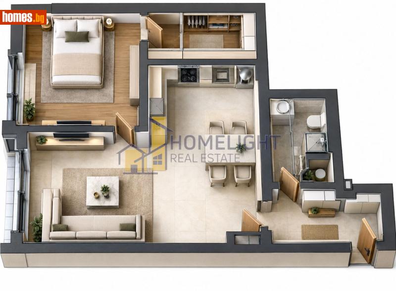 Двустаен, 88m² - Жк. Младост 2, София - Апартамент за продажба - ХОУМ ЛАЙТ  - 121092600