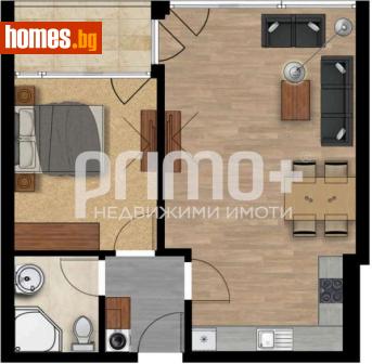 Двустаен, 73m² - Апартамент за продажба - 121098261