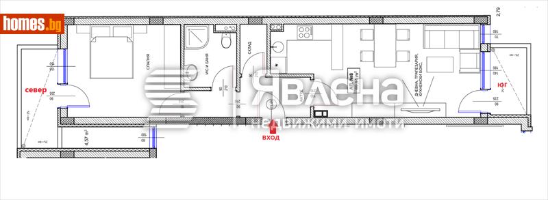 Двустаен, 83m² - Гр.Поморие, Бургас - Апартамент за продажба - ЯВЛЕНА - 121113281