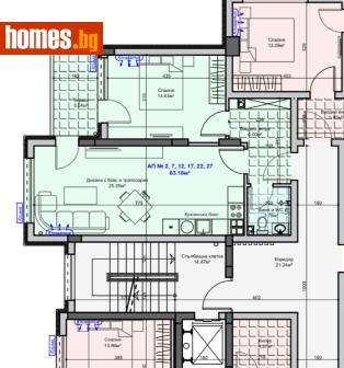 Двустаен, 82m² - Апартамент за продажба - 121133603