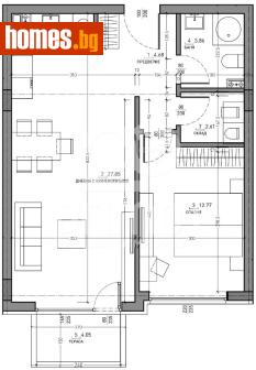 Двустаен, 76m² - Апартамент за продажба - 121136355