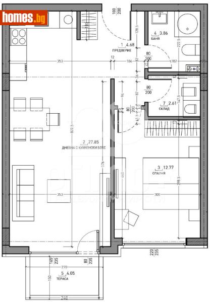 Двустаен, 76m² - Кв. Малинова Долина, София - Апартамент за продажба - Примо Плюс - 121136355