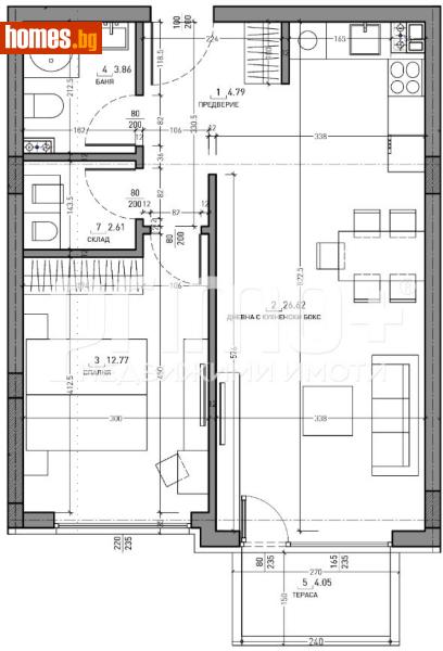 Двустаен, 75m² - Кв. Малинова Долина, София - Апартамент за продажба - Примо Плюс - 121136454