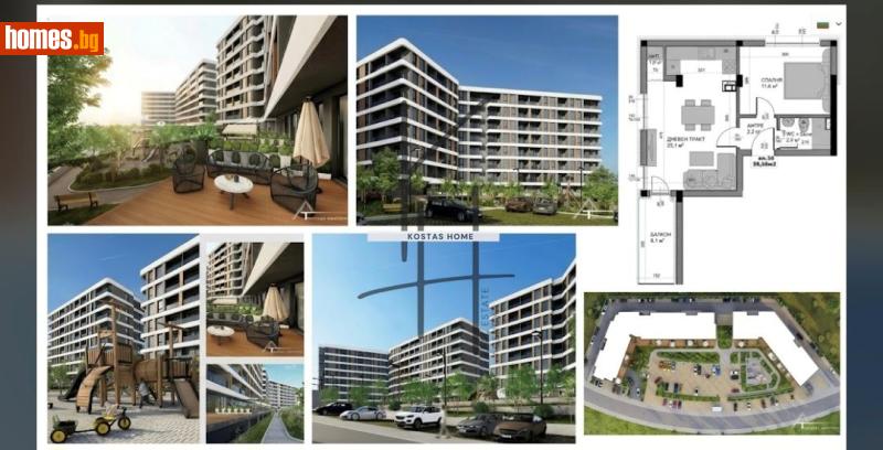Двустаен, 65m² - Кв. Владиславово, Варна - Апартамент за продажба - Костас Хоум - 121197409