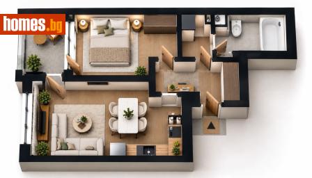 Двустаен, 73m² - Апартамент за продажба - 121226857