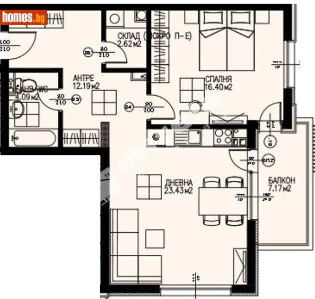 Двустаен, 90m² -  Драгалевци, София - Апартамент за продажба - МИРЕЛА - 121229692