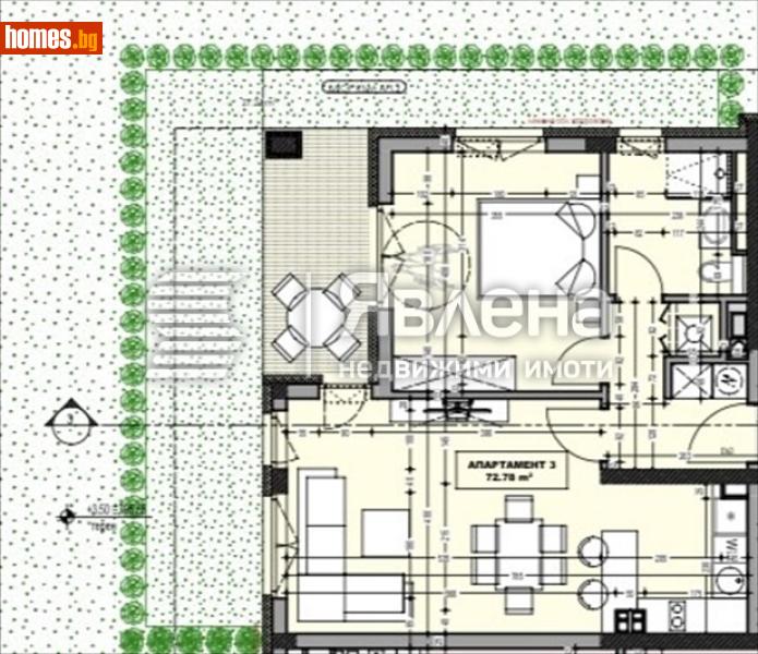 Двустаен, 83m² - Кв. Симеоново, София - Апартамент за продажба - ЯВЛЕНА - 121236695