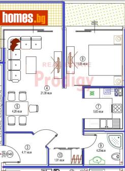 Двустаен, 80m² - Апартамент за продажба - 121242886