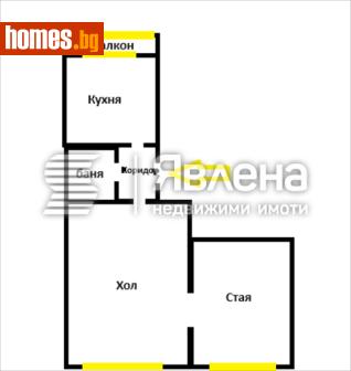 Двустаен, 58m² - Апартамент за продажба - 121251567