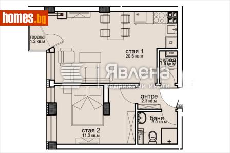 Двустаен, 58m² - Апартамент за продажба - 121251615
