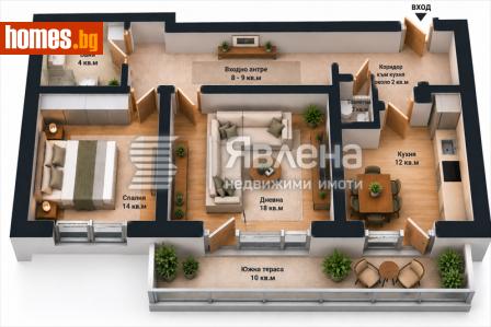 Двустаен, 62m² - Апартамент за продажба - 121251712