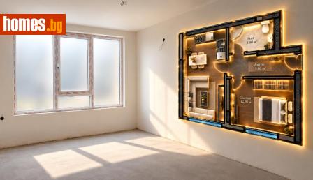 Двустаен, 58m² - Апартамент за продажба - 121252703