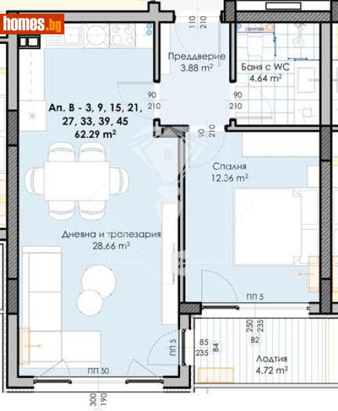 Двустаен, 73m² - Кв. Кършияка, Пловдив - Апартамент за продажба - 33 Realty - 121273793