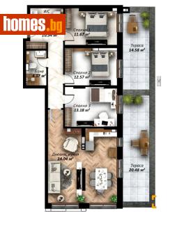 Четиристаен, 187m² - Апартамент за продажба - 121276332