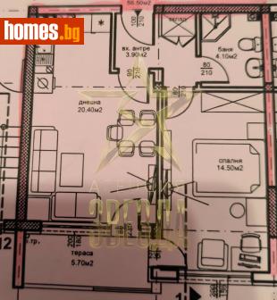Двустаен, 65m² - Апартамент за продажба - 121312074