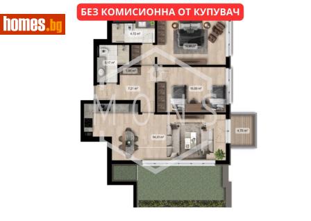 Тристаен, 136m² - Апартамент за продажба - 121324280