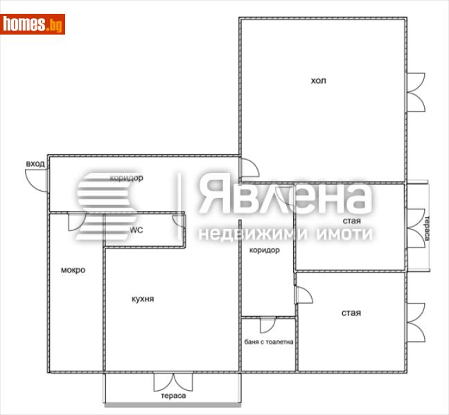 Тристаен, 89m² - Жк. Обеля 1, София - Апартамент за продажба - ЯВЛЕНА - 121331259