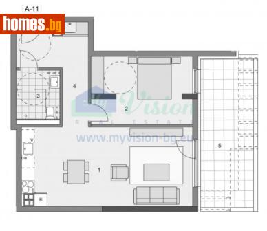 Двустаен, 102m² - Апартамент за продажба - 121338404