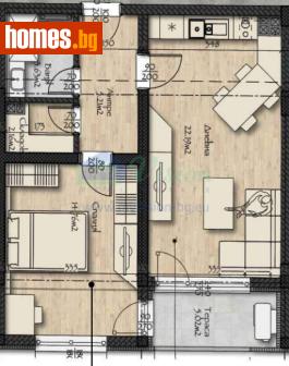 Двустаен, 72m² - Апартамент за продажба - 121347463