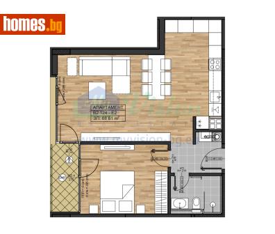 Двустаен, 85m² - Апартамент за продажба - 121347464