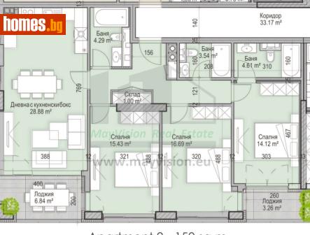 Четиристаен, 150m² - Апартамент за продажба - 121347505