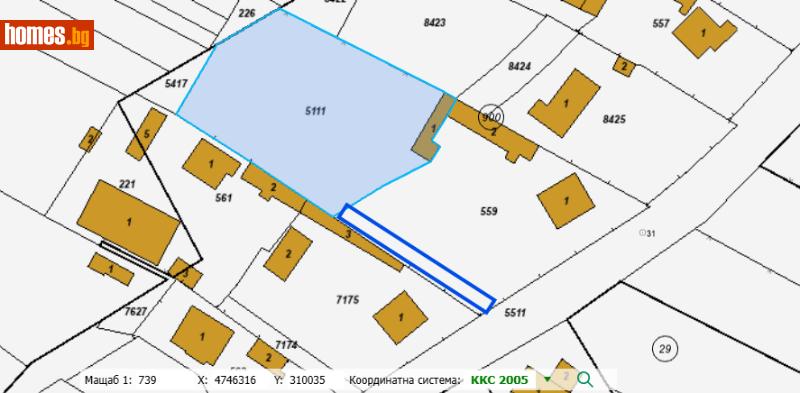 Парцел, 1747m² - Гр.Костинброд, Костинброд - Парцел за продажба - Титан Пропъртис - 121365875