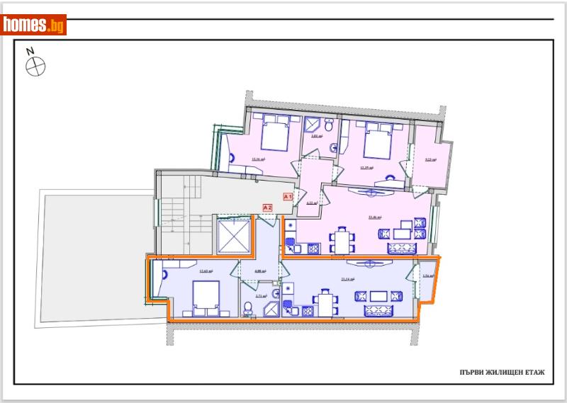 Двустаен, 69m² - Жк. Овчарски, Хасково - Апартамент за продажба - Имоти Мира - 121366569