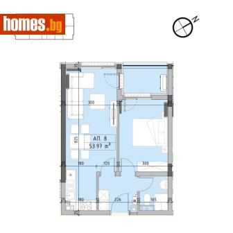 Двустаен, 62m² - Апартамент за продажба - 121385811
