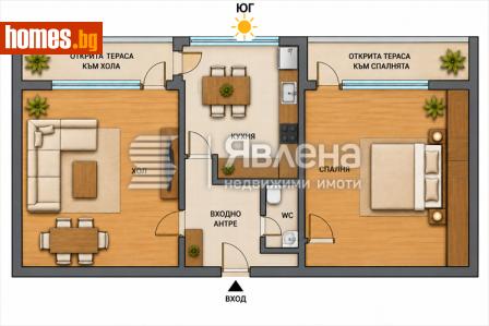 Двустаен, 62m² - Апартамент за продажба - 121400954