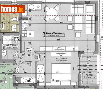 Двустаен, 71m² - Апартамент за продажба - 121433022
