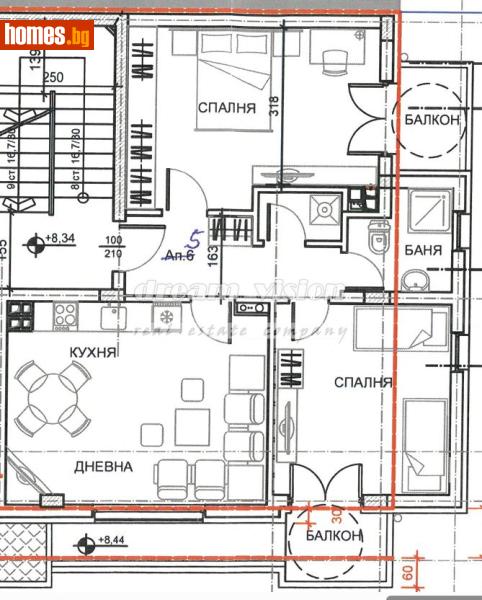 Тристаен, 115m² - Жк. Хаджи Димитър, София - Апартамент за продажба - ДРИЙМ ВИЖЪН НЕДВИЖИМИ ИМОТИ - 121433026