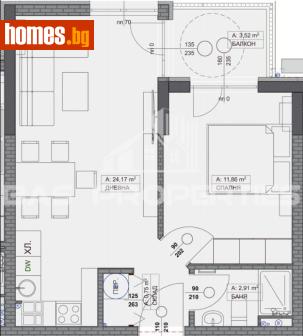 Двустаен, 64m² - Апартамент за продажба - 121442942