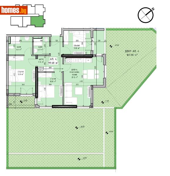 Четиристаен, 117m² - Кв. Малинова Долина, София - Апартамент за продажба - Пакс Естейтс - 121446313