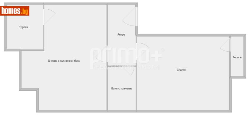 Двустаен, 59m² - Кв. Манастирски Ливади, София - Апартамент за продажба - Примо Плюс - 121448636
