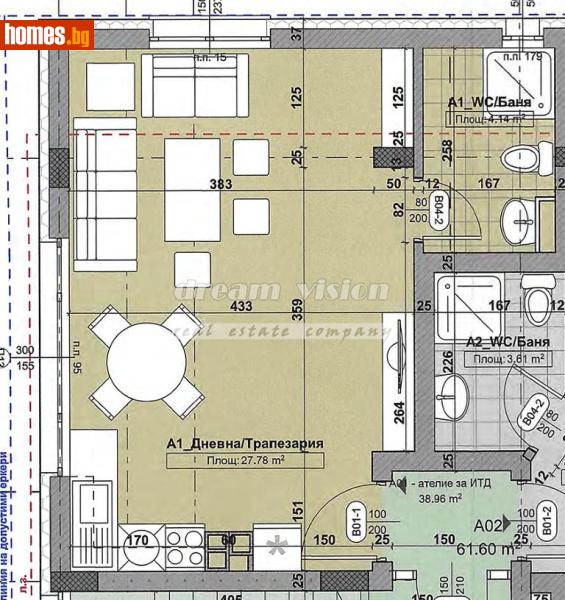 Едностаен, 45m² - Жк. Люлин 9, София - Апартамент за продажба - ДРИЙМ ВИЖЪН НЕДВИЖИМИ ИМОТИ - 121448929