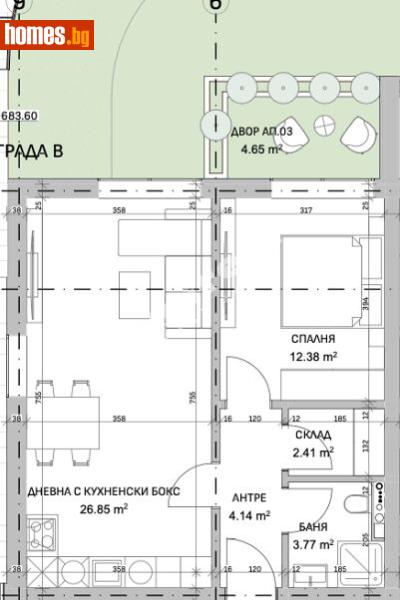 Двустаен, 70m² - Кв. Бояна, София - Апартамент за продажба - МИРЕЛА - 121495575